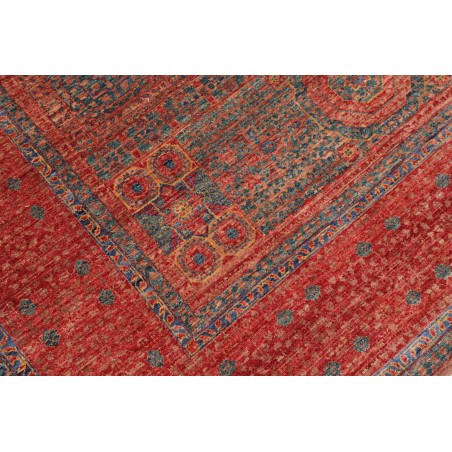 Tappeto Mamlouk Pakistan rosso azzurro 175x240