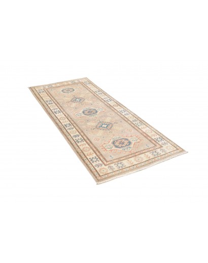 Tappeto Kazak Afghanistan bianco azzurro 86x201