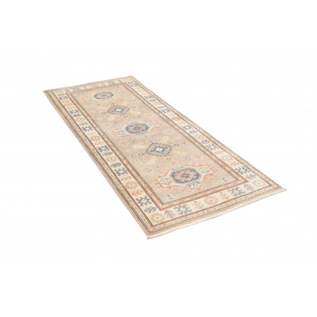Tappeto Kazak Afghanistan bianco azzurro 86x201