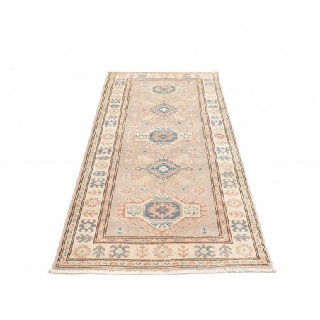 Tappeto Kazak Afghanistan bianco azzurro 86x201