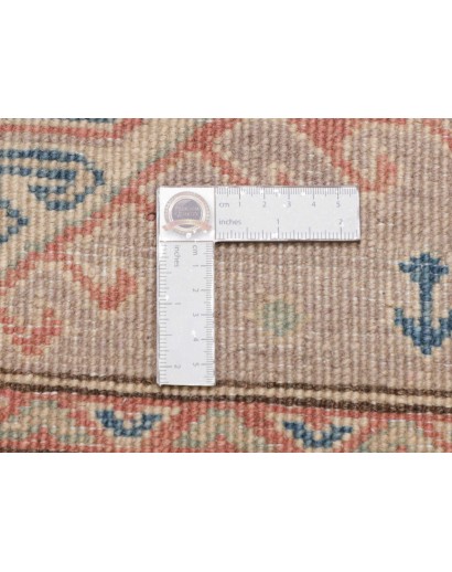 Tappeto Kazak Afghanistan bianco azzurro 86x201