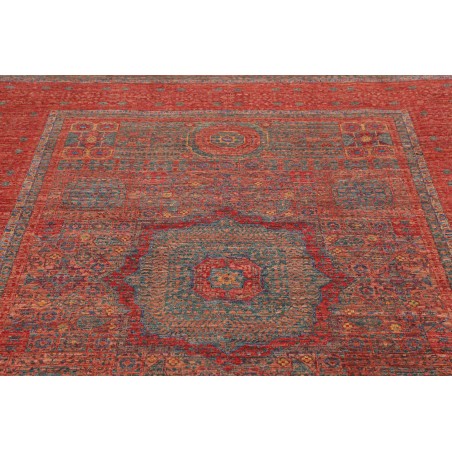 Tappeto Mamlouk Pakistan rosso azzurro 175x240