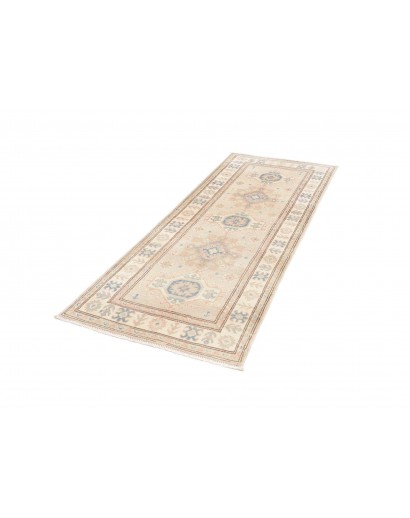 Tappeto Kazak Afghanistan bianco beige 80x197