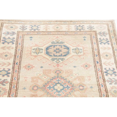 Tappeto Kazak Afghanistan bianco beige 80x197