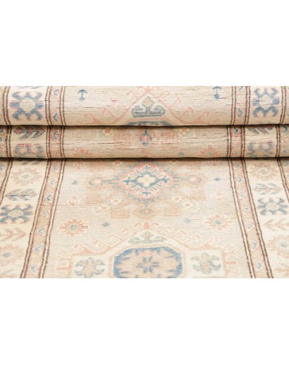 Tappeto Kazak Afghanistan bianco beige 80x197