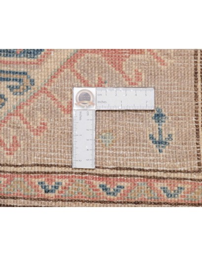 Tappeto Kazak Afghanistan bianco beige 80x197