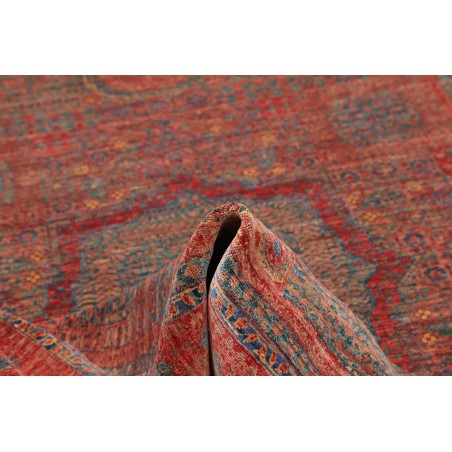 Tappeto Mamlouk Pakistan rosso azzurro 175x240