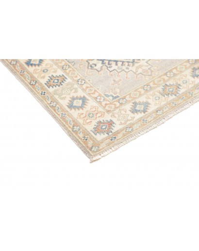 Tappeto Kazak Afghanistan bianco grigio 82x187