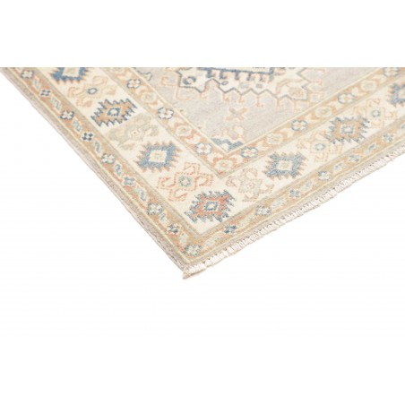 Tappeto Kazak Afghanistan bianco grigio 82x187