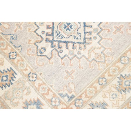 Tappeto Kazak Afghanistan bianco grigio 82x187