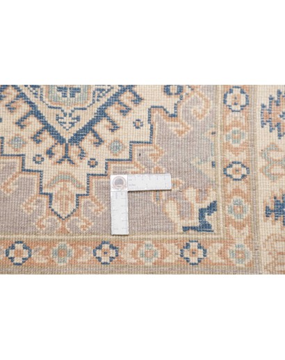 Tappeto Kazak Afghanistan bianco grigio 82x187