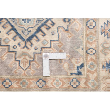 Tappeto Kazak Afghanistan bianco grigio 82x187