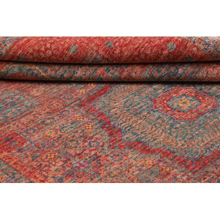 Tappeto Mamlouk Pakistan rosso azzurro 175x240