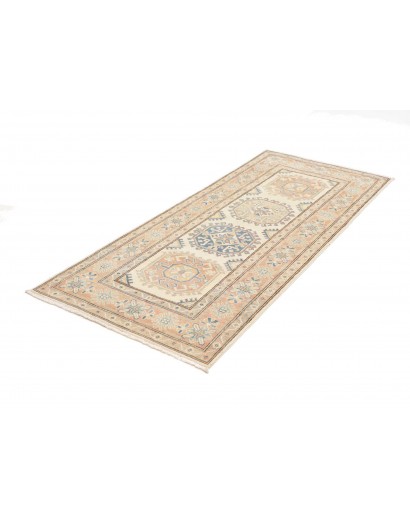 Tappeto Kazak Afghanistan giallo azzurro 85x187