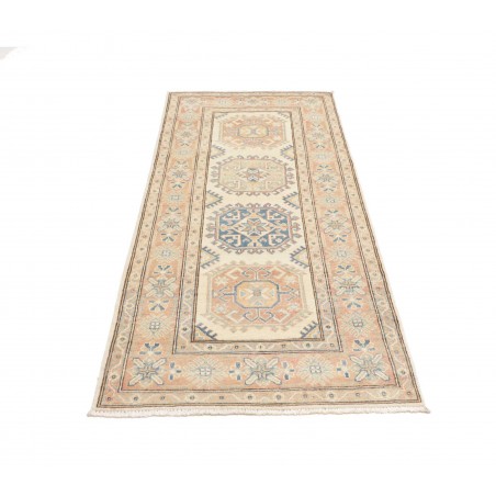 Tappeto Kazak Afghanistan giallo azzurro 85x187
