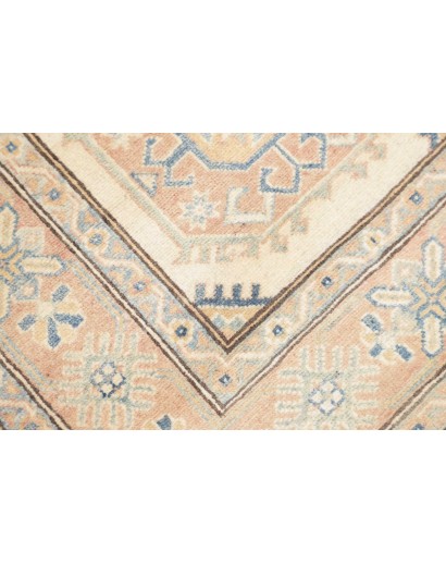 Tappeto Kazak Afghanistan giallo azzurro 85x187
