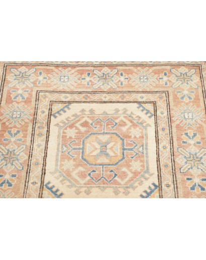 Tappeto Kazak Afghanistan giallo azzurro 85x187