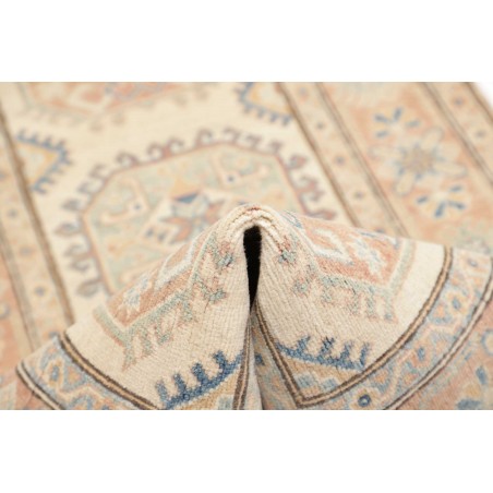 Tappeto Kazak Afghanistan giallo azzurro 85x187