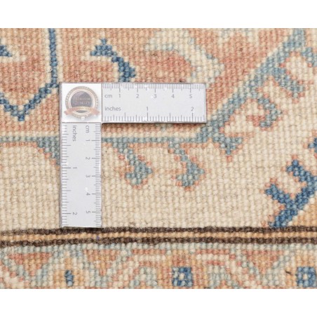 Tappeto Kazak Afghanistan giallo azzurro 85x187