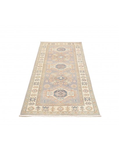 Tappeto Kazak Afghanistan bianco 83x195