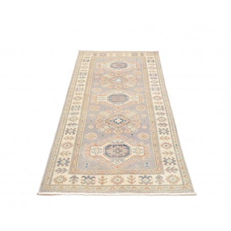 Tappeto Kazak Afghanistan bianco 83x195