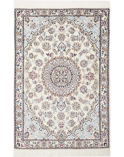 Tappeto Nain 9La Persia bianco grigio 82x120