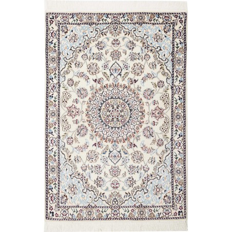 Tappeto Nain 9La Persia beige azzurro 82x120