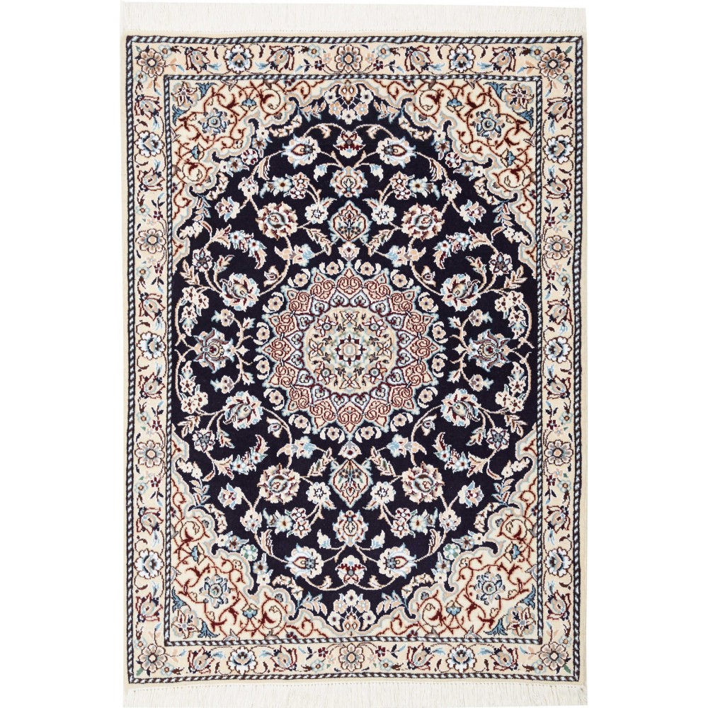Tappeto Nain 9La Persia grigio 82x115 Tappeto Nain 9La Persia grigio 82x115