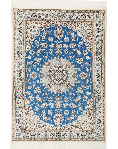 Tappeto Nain 6La Persia blu 82x113