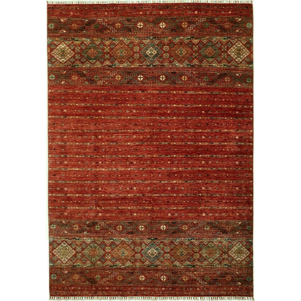 Tappeto Rubin Pakistan marrone bianco 205x291 Tappeto Rubin Pakistan marrone bianco 205x291