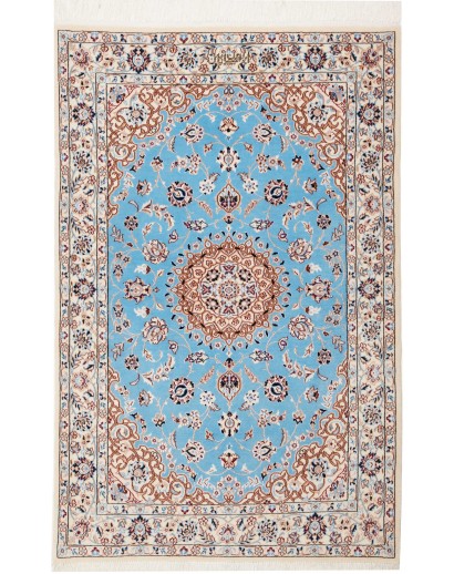 Tappeto Nain 6La Persia beige bianco 85x132