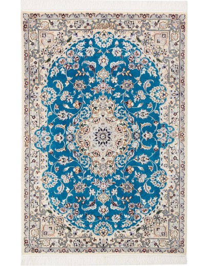 Tappeto Nain 6La Persia grigio verde 83x121