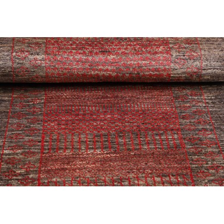 Tappeto Royal Gabbeh Pakistan marrone rosso 81x254