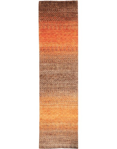 Tappeto Royal Gabbeh Pakistan arancione marrone 79x315