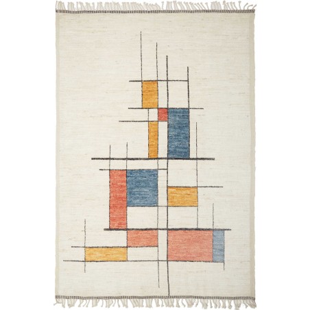 Tappeto Gabbeh Marrakech Pakistan bianco 209x304