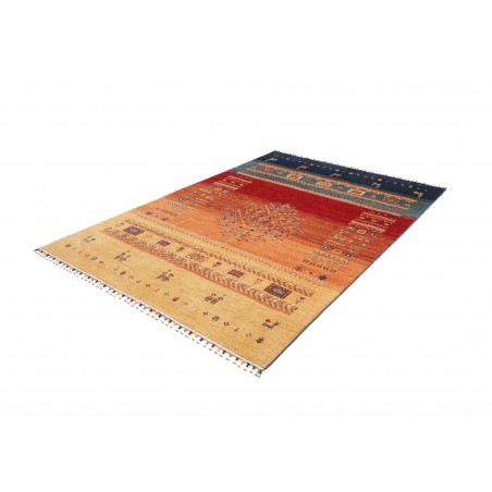 Tappeto Siva Pakistan arancione grigio 170x247