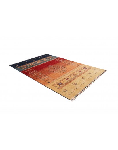 Tappeto Siva Pakistan arancione grigio 170x247