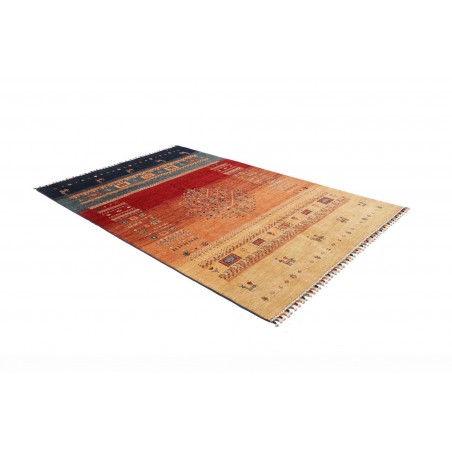 Tappeto Siva Pakistan arancione grigio 170x247