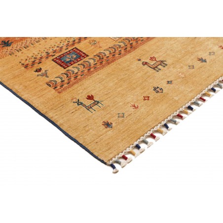 Tappeto Siva Pakistan arancione grigio 170x247