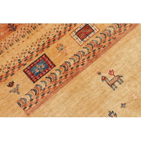 Tappeto Siva Pakistan arancione grigio 170x247