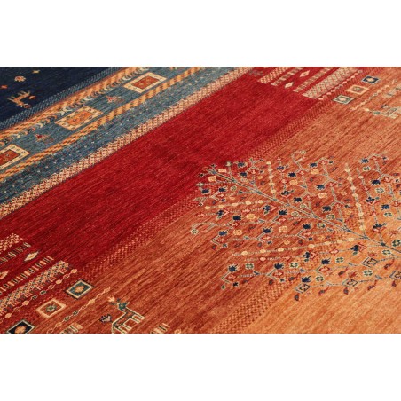 Tappeto Siva Pakistan arancione grigio 170x247