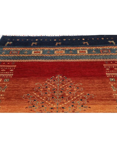 Tappeto Siva Pakistan arancione grigio 170x247