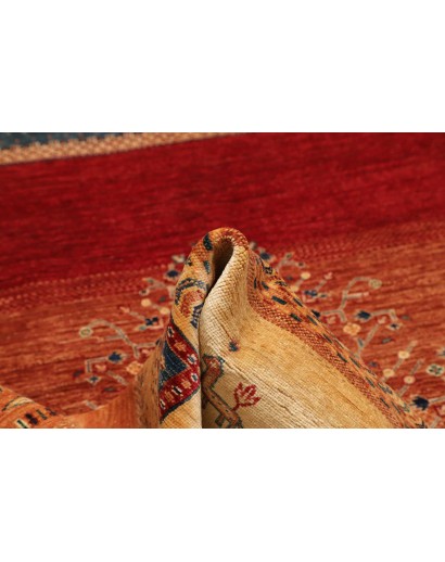 Tappeto Siva Pakistan arancione grigio 170x247