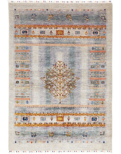 Tappeto Siva Pakistan beige bianco 173x238