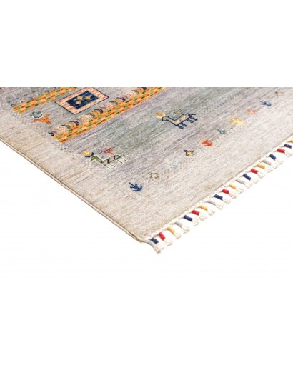 Tappeto Siva Pakistan beige bianco 173x238