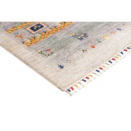 Tappeto Siva Pakistan beige bianco 173x238