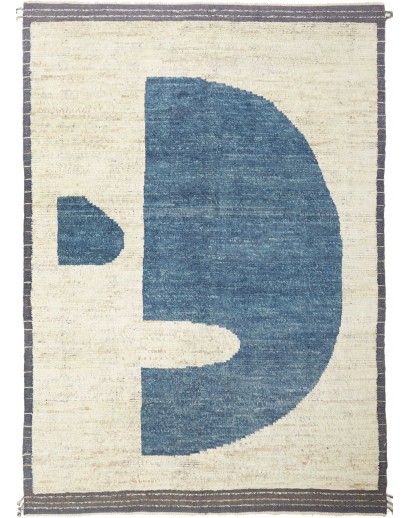 Tappeto Gabbeh Marrakech Pakistan azzurro 172x245