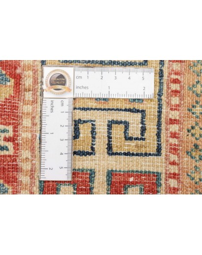 Tappeto Kazak Fine Pakistan marrone bianco 143x195