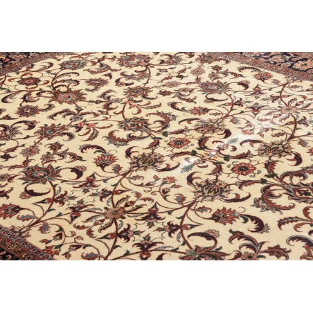 Tappeto Bidjar con seta Persia beige marrone 170x241