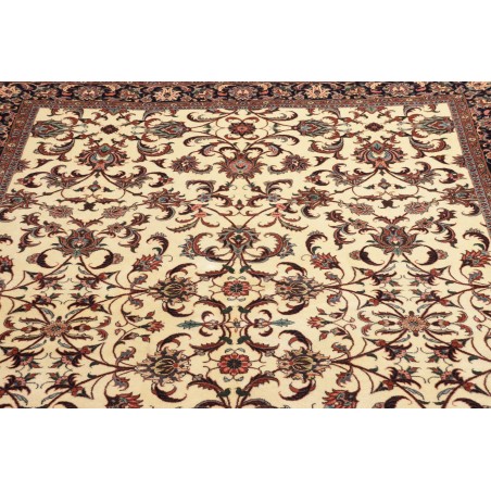 Tappeto Bidjar con seta Persia beige marrone 170x241